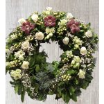 FINOM EMLÉKEK – ORCHIDEÁS GÖRÖG KOSZORÚ EXTRA DÍSZÍTÉSSEL 2